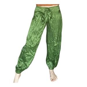 Free People x‎ Brenda Knight green baggy pant harem small